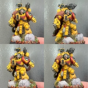 Warhammer 40k Primaris Captain Tor Garadon Miniature Imperial Fists Pro Painted - Picture 1 of 2