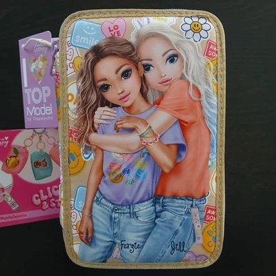 Federmappe Mädchen 3 Fach gefüllt TOPModel Federtasche GIRL POWER - Bild 1 von 2