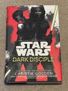 Star Wars Dark Disciple Christie Golden Hardcover 1st Ed/1st Print 2015 - Picture 1 of 3