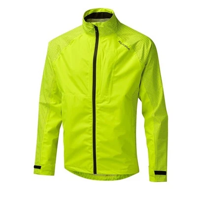 Mens Altura Nightvision Storm Waterproof Cycling Jacket Hi Viz Yellow - Image 1 of 4