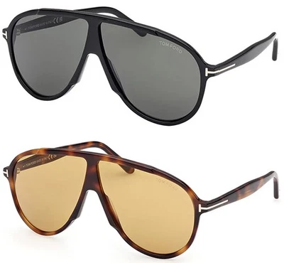 Óculos de Sol Masculino Tom Ford Vladimir Ajuste Grande Piloto - FT1211 - Fabricado na Itália - Imagem 1 de 3