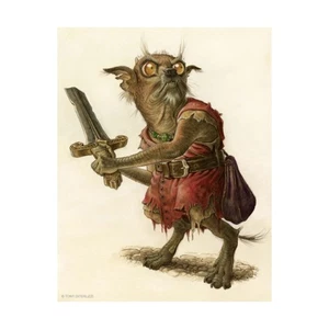 Tony DiTerlizzi Art Print Borderlands Kobold 11" x 14" - Signed Print New - Picture 1 of 1