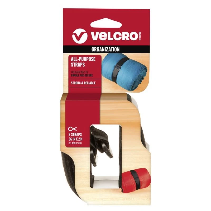 Correa de cincha Velstrap negra marca Velcro 90440 2 W x 36 L pulgadas Foto 1 de 1