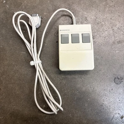 Vintage Logitech P7-3F 3 Button PS2 Ball Mouse - Image 1 of 2