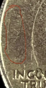1970 D CLIPPED US QTR, DDO on Mark, DD on 9 - siehe Kreisbild für Anomalie - selten - Bild 1 von 7