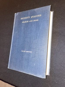 1951 - Security Analysis - Graham And Dodd - HC - Third edition - Imagen 1 de 11