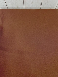 Vintage Brown Solid Polyester Fabric 6.5 yards 44" Wide Unbranded Medium Weight - Picture 1 of 4