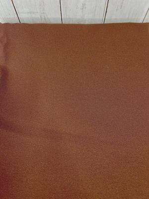 Vintage Brown Solid Polyester Fabric 6.5 yards 44" Wide Unbranded Medium Weight - Image 1 of 4