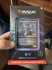 Mazo Magic: The Gathering Starter Commander - Grave Danger (azul-negro) | Listo- - Imagen 1 de 3