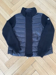 Original Moncler Steppjacke mit Strick wie neu mit Versand - Bild 1 von 8