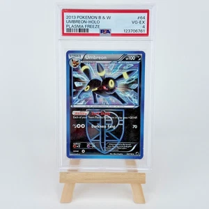 2013 POKEMON BLACK & WHITE PLASMA FREEZE #64 UMBREON-HOLO PSA 4 - Picture 1 of 2