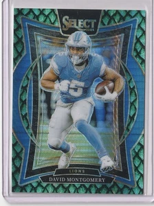 David Montgomery Select Football Dragon Scaled /81 Lions Football - Picture 1 of 2