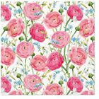 Paper Luncheon Decoupage Napkins Spring Pink Garden Flowers - Pack of 20 pcs
