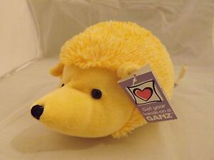 Ganz Sorbet Hedgehog Super Soft Plush Stuffed Animal -- NEW -- Peach