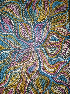 Galería Grasstree - Romero Pitjara 2018 (petiarra) - 93 cm X 50 cm, firmado, certificado de autenticidad Foto 1 de 4