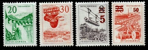 Yugoslavia 1131-32, 1134-35 **, tecnología de marcas libres + arquitectura - Imagen 1 de 1