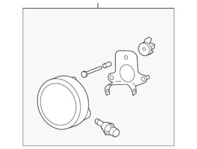 Conjunto de faros antiniebla delanteros CX Plus originales GM 2002-2007 Buick Rendezvous 10353349 Foto 1 de 2