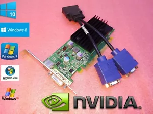 HP Pavilion p6-2016 NVIDIA GeForce Dual VGA Monitor Video Card w/ Cable - Picture 1 of 1