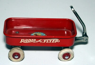 FERIA MUNDIAL DE Chicago 1933, radio volante antiguo vagón rojo juguete, ¡excelente estado original! Foto 1 de 4