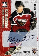 2005-06 ITG Heroes and Prospects Auto #AGB Gilbert Brule