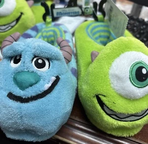 Disney Monsters Inc. Licensed Slippers Size: 9/10 Boys - Picture 1 of 7