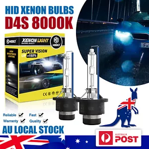 2 OEM D4S D4C Globes Xenon HID Headlight Bulbs 8000K for Lexus IS 300h 2013-2021 - Picture 1 of 10