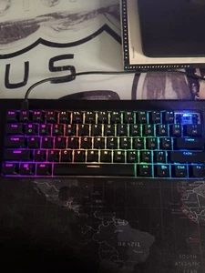 HK GAMING GK61 Mechanical Gaming Keyboard 60 Percent (Brown Switches) - Picture 1 of 6