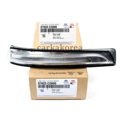 Lámpara de señal de giro de espejo exterior genuina 87623C5000 derecha para KIA SORENTO 2016-20 Foto 1 de 4