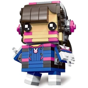MOC LEGO BRICKHEADZ: D.Va Minifigur Overwatch - keine Box = brandneu = MOC - Bild 1 von 10