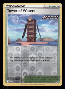 Tower of Waters SWSH05: Estilos de Batalla #138/163 Holograma Inverso Poco Común Pokemon LP - Imagen 1 de 2