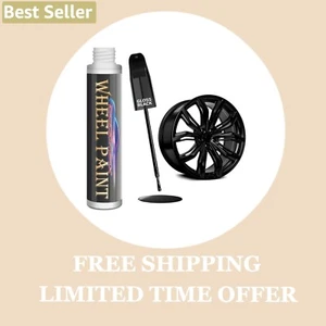 Gloss Black Rim Touch Up Paint Car Wheel Scratch Fix Rim Paint Rim Scratch Pen - Picture 1 of 8
