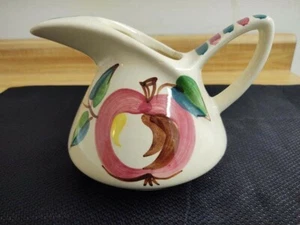 Vintage Purington pottery Apple large ice lip jug pitcher - Picture 1 of 8