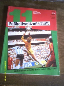 REVUE FOOTBALL  COUPE DU MONDE  1930 A 1986 STATISTIQUE MATCH JOUEUR ENTRAINEUR - Picture 1 of 12
