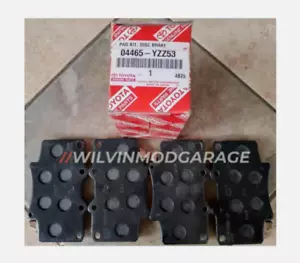 Genuine Front Brake Pads 1990-1998 Toyota Land Cruiser 80 04465-YZZ53 Japan OEM - Foto 1 di 6