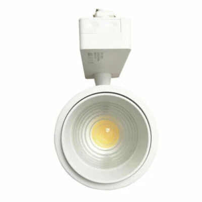 Faretto LED a binario MONOFASE 30w orientabile e cono di luce regolabile BIANCO - Immagine 1 di 4