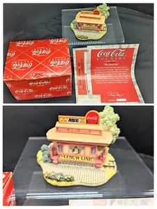 Lilliput Lane Coca-Cola Country The Lunch Line Trolley - L2069 COA 1996 w Box - Picture 1 of 9