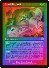 Wild Research FOIL Apocalypse HEAVILY PLD Red Rare MAGIC GATHERING CARD ABUGames
