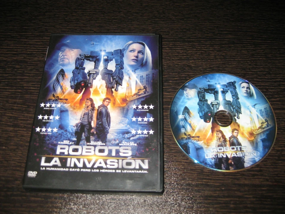 Robots the Invasion DVD ben Kingsley Gillian Anderson Callan Mcauliffe - Image 1 of 1