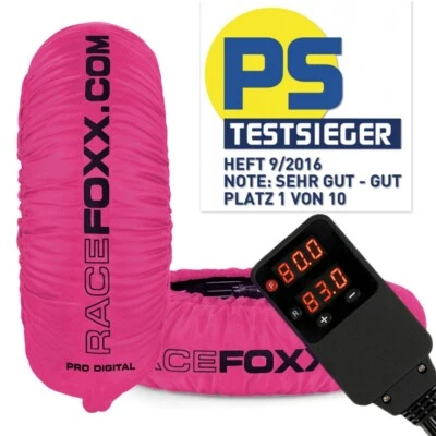 Reifenwärmer PRO DIGITAL bis 99° C SUPERBIKE Tire Warmers pink - Bild 1 von 4
