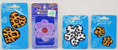 Lot of 4 Hirschberg Schutz Decorative Details Embroidered Patch Mixed Theme NIP - Image 1 of 2