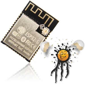 ESP32-S Dual Core LX6 CPU 240MHz 4MB Flash ESP-32S WiFi WLan Bluetooth IoT - Foto 1 di 3