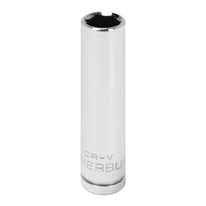 Powerbuilt 1/4 Inch Drive x 5/16 Inch 6 Point Deep Socket - 648293 - Picture 1 of 5