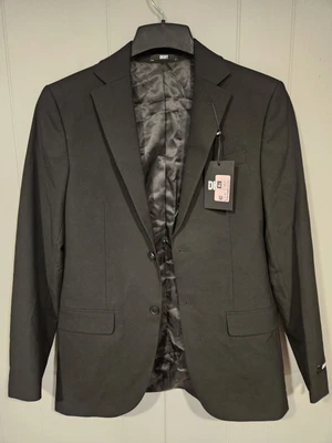 DKNY Men's Sport Coat Suit Blazer 36R Jacket Black NWT Single Breasted Classic  - Image 1 of 4