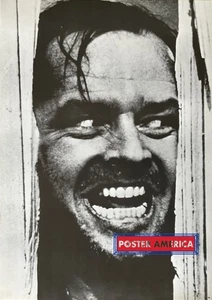 The Shining Jack Nicholson Here’s Johnny U.K. Import Poster 24 x 34 - Picture 1 of 1