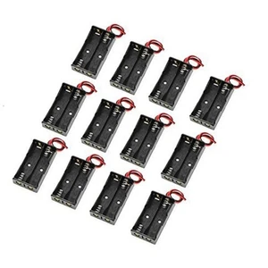 12pcs 2 x 1.5V AA Battery Holder Plastic Case - Picture 1 of 2