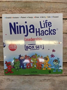 Ninja Life Hacks Leadership Box Set 8 Books Included by Mary Nhin - Picture 1 of 5