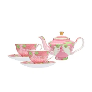 5PK Maxwell & Williams Wicked Pink Goes Good With Green Tea Set - Glinda - Picture 1 of 4