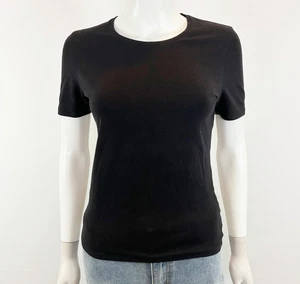 Repeat The Shirt Black T-Shirt Top Size S Short Sleeve Casual Minimalist Classic - Picture 1 of 7