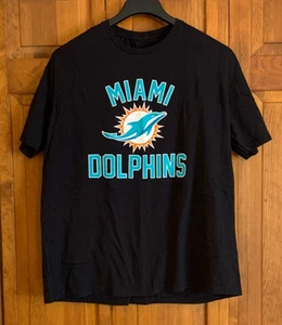 Men's NFL Team S/S Black "Miami Dolphins" T-Shirt Tag Size XL - Picture 1 of 4