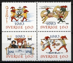 Schweden 1983, Weihnachtssatz postfrisch, Mi 1258-61 - Bild 1 von 1